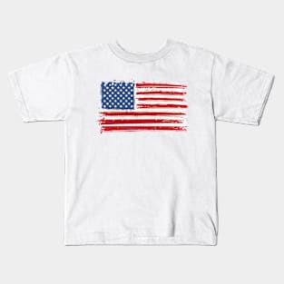 Official Vintage Flag of USA Kids T-Shirt